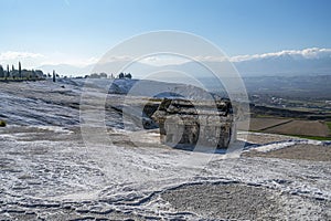 The necropolis of Hierapolis, Denizli, Turkey