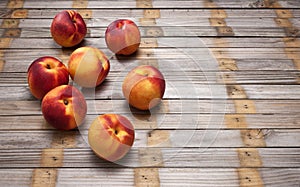 Nectarine Wood Background