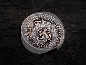 Nederlandsch Indie coins old 2 1/2 cent