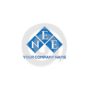 NEE letter logo design on BLACK background. NEE creative initials letter logo concept. NEE letter design.NEE letter logo design on