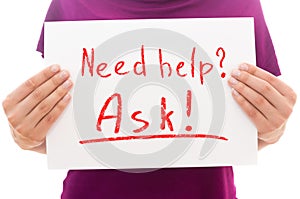 Need help? Ask!