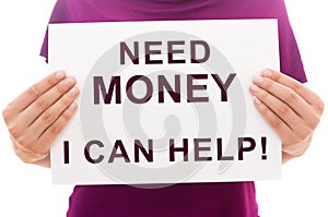 Need money? I can help!