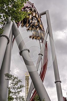 Need for speed on roller-coaster, Copenhagen