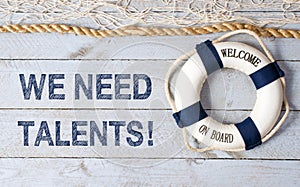 We need talents - welcome on board