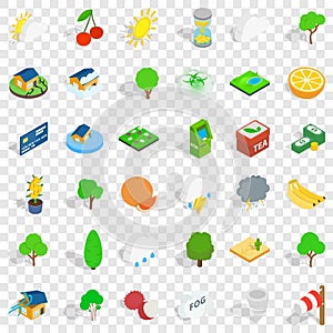 Needfull icons set, isometric style