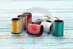 Needle colorful thread needlework embroidery tailor craft repair