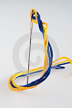 Needle and embroidery thread