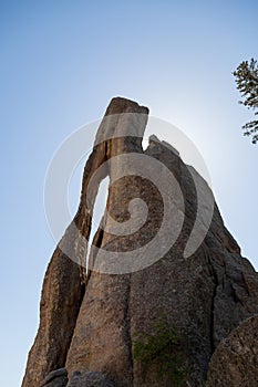 Needle Eye Rock in Custer State Park