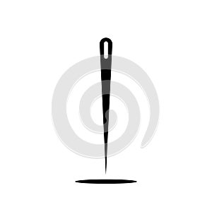 needle icon logo vector design