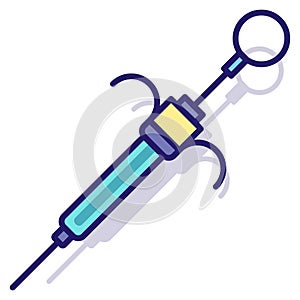 Needle injection LineColor