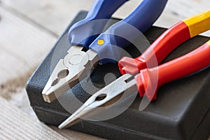 Needle nose pliers, instrument for repairing works