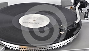 Needle of record player for plates