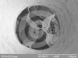 Needle tip surface structure - 5