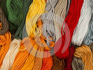 Needlecraft embroidery threads
