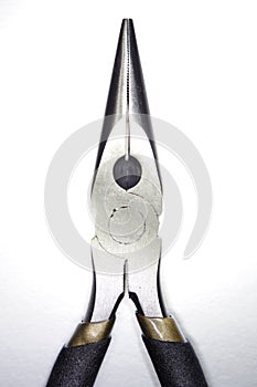 Needlenose pliers closeup
