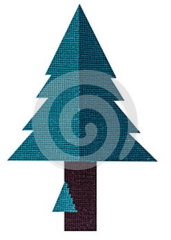 Needlepoint Christmas Tree