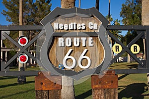 Needles California Route 66 Sign