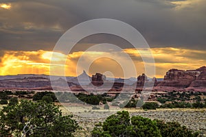 Needles District of the Canyonlands National Park in Utah.
