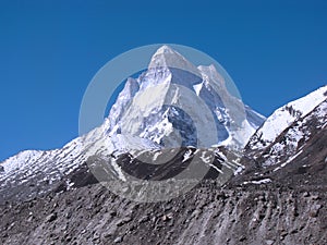 Neelkanth peak in Great Himalayas