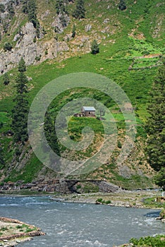 The mountains in Neelum valley Gurez Kashmir