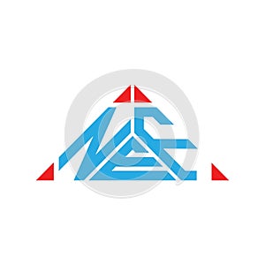 NEF letter logo creative design with vector graphic, NEF