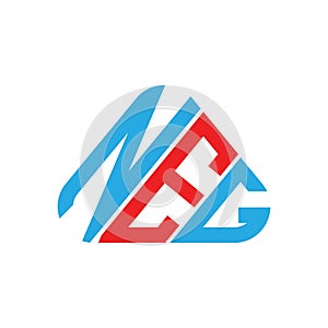NEG letter logo creative design with vector graphic, NEG photo