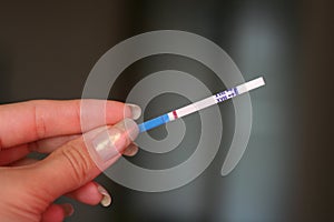 Negative baby test photo