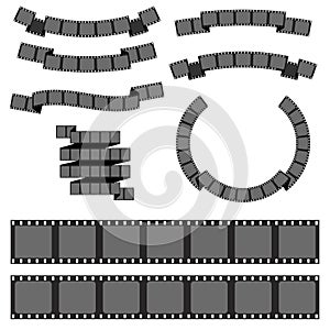 Negative filmstrip, media filmstrip