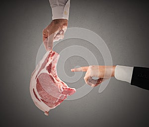 Negative judgment for Meat