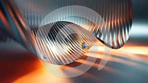 Negative Refractive Index in Metamaterials Bending Light Effect