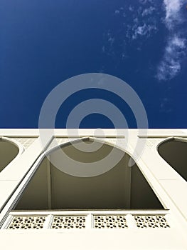 Negative space mosque center songkhla photo