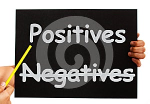Negatives Positives Board