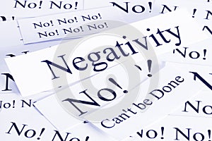 Negativity Concept in Words