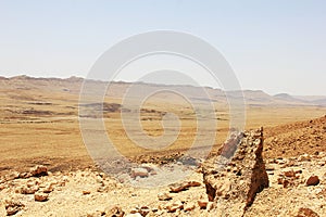 Negev desert and Ramon crater.