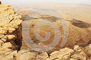 Negev desert and Ramon crater.