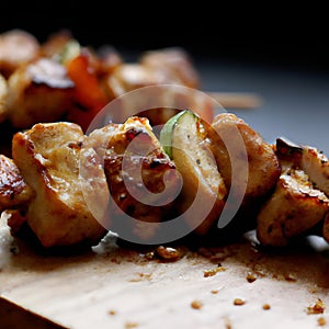 Negima (Grilled Chicken Skewers With Green Onion)
