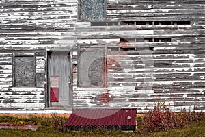 Neglected, Run-down Building Abstract