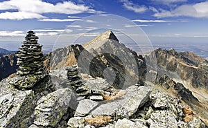 Fagaras Mountains in Romania photo