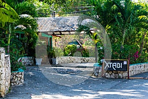 Xtabi Resort on the cliffs of the Jamaican west coast tourism city, west end Negril Jamaica.