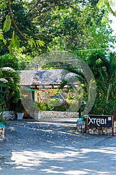 Xtabi Resort on the cliffs of the Jamaican west coast tourism city, west end Negril Jamaica