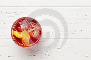 Negroni cocktail glass