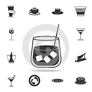 Negroni icon. Detailed set of italian foods illustrations. Premium quality graphic design icon. One of the collection icons for we