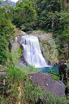 Neidong Forest Recreation Area situated at the upstream of Nanshih Creek, Wulai District,