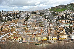 Neighborhood of Albaicin, Granada, Spain