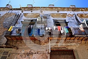 Neighborhood in Disrepair, Havana, Cuba
