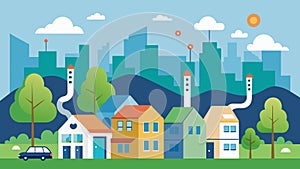 A neighborhood with historically poor air quality sees a significant improvement after implementing datadriven photo