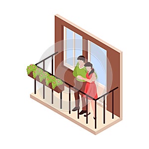 Neighborhood Isometric Icon