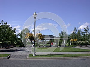 Neighborhood park gazebo