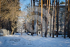 Neighborhood on Vostochnaya street