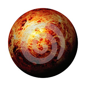 The planet Venus, part of the solar system